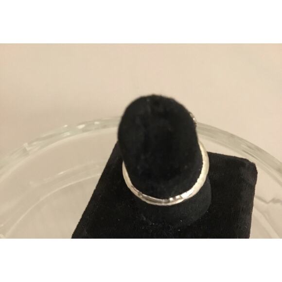 JAI for John Hardy Sterling Pave Amethyst Cluster Heart RING Size 6 - Picture 8 of 8